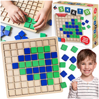 GRA LOGICZNA STRATEGICZNA RODZINNA DREWNIANA SKATO LOGIC GAME ASKATO