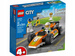 LEGO CITY SAMOCHÓD WYŚCIGOWY BOLID AUTKO FIGURKI KIEROWCA MECHANIK 60322