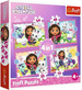 KOCI DOMEK GABI PUZZLE 4W1 PRZYGODY GABI 207 EL. UKŁADANKA TREFL 34620