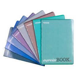 ZESZYT A5 KRATKA 60 KARTEK SZKOLNY LAMINOWANA OKŁADKA OFFICE - 8 sztuk