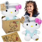 HELLO KITTY PLUSZAK MASKOTKA PRZYTULANKA MIĘKKA 27 cm KOTEK LEKARZ DOKTOR