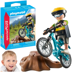 PLAYMOBIL ROWERZYSTA GÓRSKI FIGURKA AKCESORIA SPECIAL PLUS 10 EL.