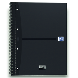 KOŁONOTATNIK ZESZYT A4+ 120 KARTEK W KRATKĘ NA SPIRALI EUROPEAN 90g OXFORD