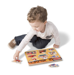 PUZZLE DŹWIĘKOWE UKŁADANKA POJAZDY MELISSA DOUG