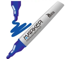 MARKER PERMAMENTNY WODOODPORNY 3mm NIEBIESKI KOŃCÓWKA STOŻKOWA TETIS