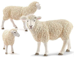 SCHLEICH OWCA OWIECZKA FARMA FIGURKA KOLEKCJONERSKA RĘCZNIE MALOWANA