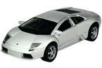 LAMBORGHINI MURCIELAGO SREBRNY METALOWY MODEL SAMOCHÓD KOLEKCJONERSKI WELLY