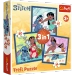 PUZZLE 3W1 CZAS ZE STITCHEM UKŁADANKA DLA DZIECI 106 ELEMENTÓW 34896 TREFL