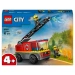 LEGO CITY WÓZ STRAŻACKI Z DRABINĄ STRAŻ POŻARNA STRAŻAK FIGURKI 60463