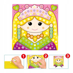 PIANKOWA WYKLEJANKA MOZAIKA BAŚNIE KSIĘŻNICZKA GENIALNY DZIECIAK ASKATO