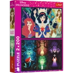 PUZZLE 2x200 EL CZARUJĄCE KSIĘŻNICZKI DISNEY PRINCESS UKŁADANKA TREFL 13317