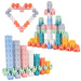 KLOCKI MAŁYCH GENIUSZY KONSTRUKCYJNE EDUKACYJNE ŚRUBKI PASTELOWE EKO ASKATO