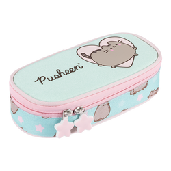 PLECAK SZKOLNY PUSHEEN PIÓRNIK SASZETKA 2w1 BPL58 ST.MAJEWSKI MIĘTOWY KOTEK