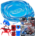 3W1 WALKA ROBOTÓW GRA MONSUNO WIELKA ARENA 58X43CM FIGURKI 2 WYRZUTNIE