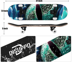 DESKOROLKA WYCZYNOWA DISUPPO 150KG POKROWIEC SKATE