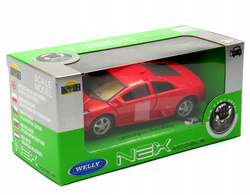 LAMBORGHINI MURCIELAGO CZERWONY METALOWY MODEL KOLEKCJONERSKI WELLY