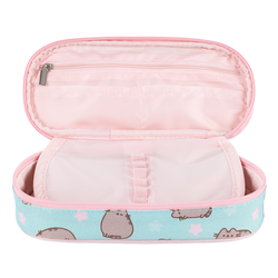 PLECAK SZKOLNY PUSHEEN PIÓRNIK SASZETKA 2w1 BPL58 ST.MAJEWSKI MIĘTOWY KOTEK