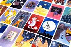 DIXIT ODYSEJA GRA PLANSZOWA KARCIANA RODZINNA 84 KARTY REBEL SKOJARZENIA