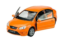 FORD FOCUS ST METALOWE AUTO KOLEKCJONERSKIE WELLY 1:34 POMARAŃCZOWY