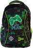 PLECAK SZKOLNY ST.RIGHT BP-26 PIXEL GRA DARK GAME