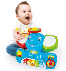 ZABAWKA INTERAKTYWNA SŁONIK MUZYCZNY UCZY LITER LICZB KOLORÓW CLEMENTONI