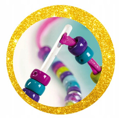 ZESTAW KREATYWNY KOLOROWE BRANSOLETKI CRAZY CHIC KORALIKI CLEMENTONI