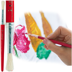 PĘDZEL OKRĄGŁY PĘDZELEK DO FARB ASTRA SZKOLNY TRWAŁY NATURALNE WŁOSIE NR 24