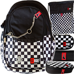 3W1 PLECAK PIÓRNIK WOREK ST.RIGHT BP01 SZACHOWNICA