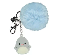 SQUISHMALLOWS BRELOK PLUSZOWY ZAWIESZKA POMPON DO KLUCZY REKIN GORDON