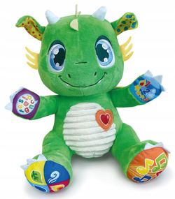 PLUSZAK MASKOTKA INTERAKTYWNA PRZYJACIELSKI SMOK DŹWIĘK ŚWIATŁO CLEMENTONI