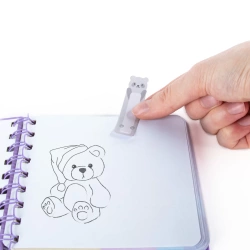 ZAKŁADKI KARTECZKI INDEKSUJĄCE MISIE SAMOPRZYLEPNE 7 KOLORÓW KIDEA