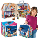 PLAYMOBIL DOMEK DLA LALEK Z WYPOSAŻENIEM DOLLHOUSE PRZENOŚNY W WALIZCE
