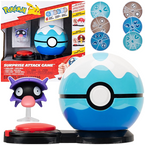 POKEMON GRA SURPRISE ATTACK FIGURKA SHELLDER DIVE BALL 6 DYSKÓW BITEWNYCH