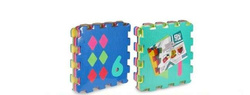 MATA PIANKOWA PUZZLE KOLOROWE UKŁADANKA CYFERKI