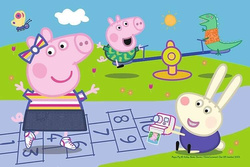 PUZZLE 54 ELEMENTY MINI ŚWINKA PEPPA UKŁADANKA DLA DZIECI 19627 TREFL