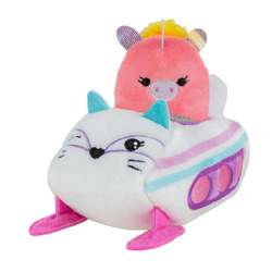 SQUISHMALLOW JEDNOROŻEC - POJAZD Z MINI PLUSZAKIEM