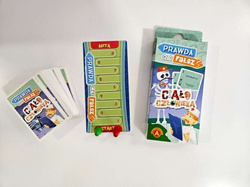 GRA PRAWDA CZY FAŁSZ? CIAŁO CZŁOWIEKA QUIZ 55 KART Z PYTANIAMI ALEXANDER