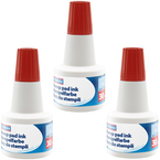 TUSZ DO PIECZĄTEK CZERWONY DO STEMPLI DONAU 30 ML UNIWERSALNY - 3 sztuki