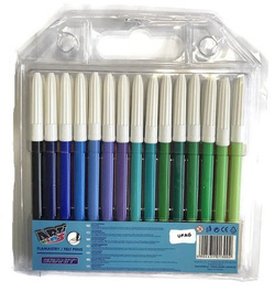 FLAMASTRY PISAKI 30 KOLORÓW ARTI KIDS SZKOLNE INTENSYWNE ŻYWE GRANIT