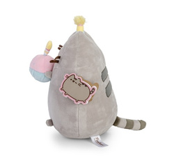 MASKOTKA KOTEK PUSHEEN W CZAPECZCE URODZINOWY  27 CM ORYGINALNA