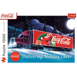 PUZZLE 1000 COCA COLA ŚWIĄTECZNA CIĘŻARÓWKA BOŻE NARODZENIE TREFL 10941