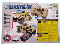 KONSTRUKTOR POJAZD STEROWANY RC RADIO AUTO 502 EL