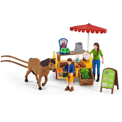 SCHLEICH FARM WORLD MOBILNY RYNECZEK STRAGAN FIGURKI AKCESORIA 42528