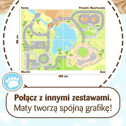 O!KLOCKI DREWNIANE UKŁADANKA EDUKACYJNA 64EL TREFL