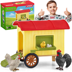 SCHLEICH FARM WORLD KOGUT KURA PISKLE KURNIK FARMA ZWIERZĘTA FIGURKI KUREK