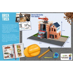 KLOCKI BRICK TRICK BUDUJ Z CEGŁY REMIZA STRAŻACKA STRAŻ POŻARNA 190EL TREFL