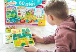CAROTINA 60 GIER GRY EDUKACYJNE NAUKA CYFEREK KSZTAŁTY KOLORY LISCIANI