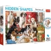 PUZZLE 1000 ELEMENTÓW HIDDEN SHAPES PSIA ZABAWA UKŁADANKA - 10675 TREFL