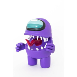 FIGURKA AMONG US FIOLETOWY IMPOSTOR 22CM + CZAPKI