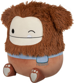 SQUISHMALLOWS PLUSZAK MASKOTKA MIĘKKA WIELKA STOPA YETI BENNY 30 cm BRĄZOWA